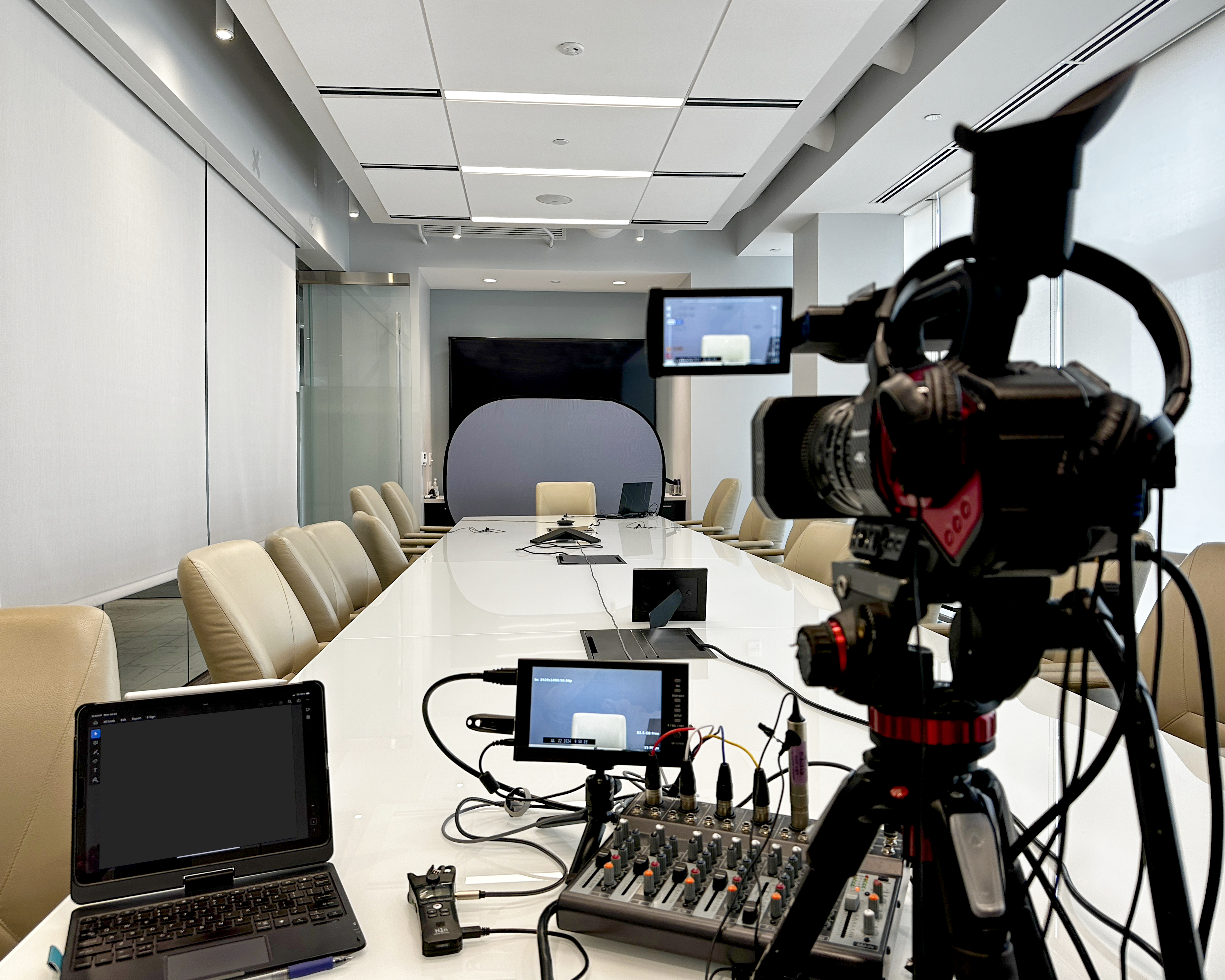 Video Deposition Setup